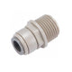 MCM Male Adapter - 3/8" NPTF x 3/8" Push Fit - Filter Flair