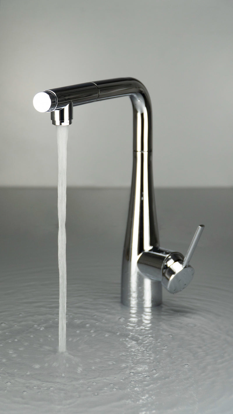 Deante Eridan 3 Way Filtered Water Tap with Pull Out Hose