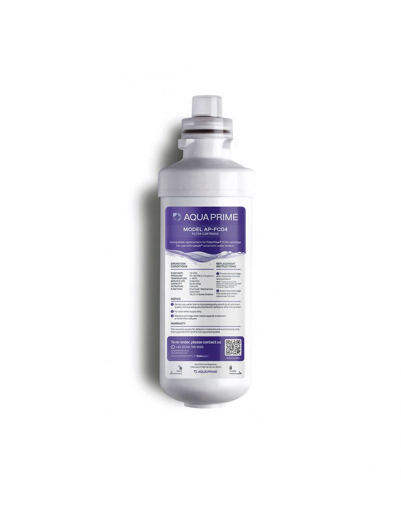 Aqua Prime AP-FC04 Water Filter Compatible with Burco BC02 and Lincat FilterFlow FX Series Water Boilers