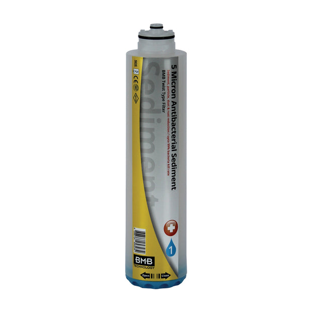 BMB Twist 5 Micron Antibacterial Sediment Filter - Filter Flair