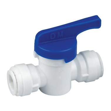 DMfit Shut Off Valve - 3/8" Push - Fit - Filter Flair