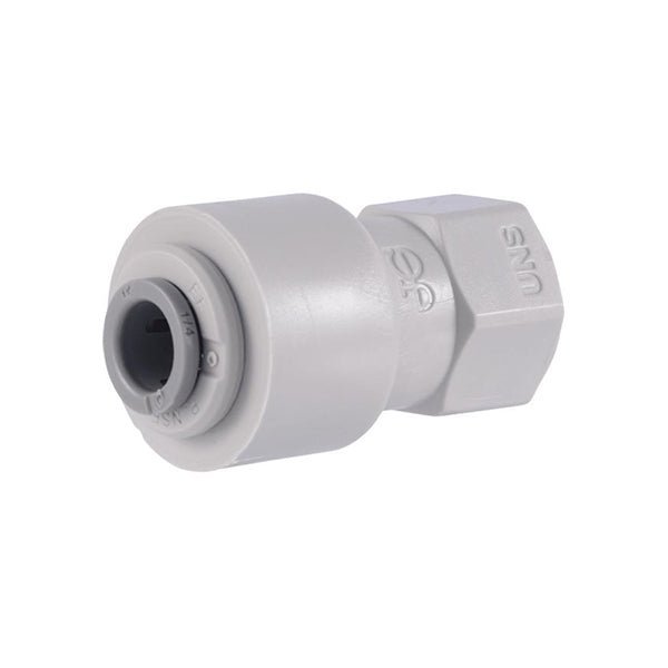 John Guest Female Adapter - 3/8" Push Fit x 7/16" - 24 UNS - Filter Flair