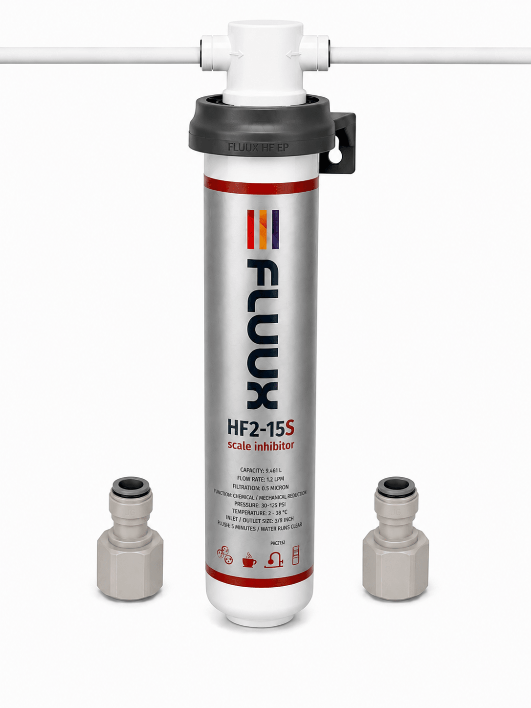 Microfilter FLUUX HF2 - 15S Filter System for Ice Machines - Filter Flair