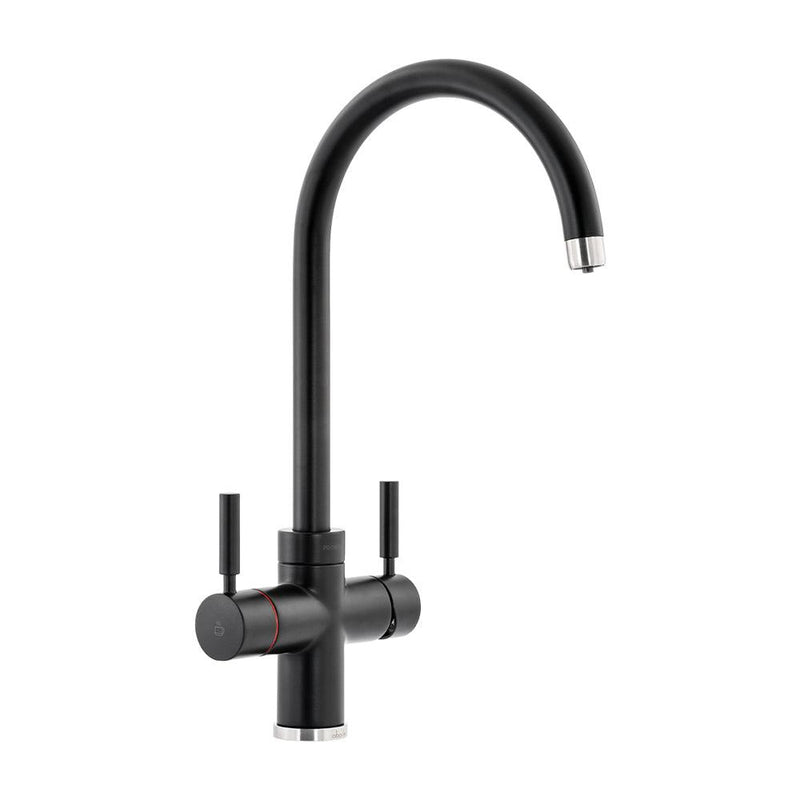 Abode PRONTEAU 3 IN 1 Boiling Water Tap - Prostream - Matt Black - Filter Flair