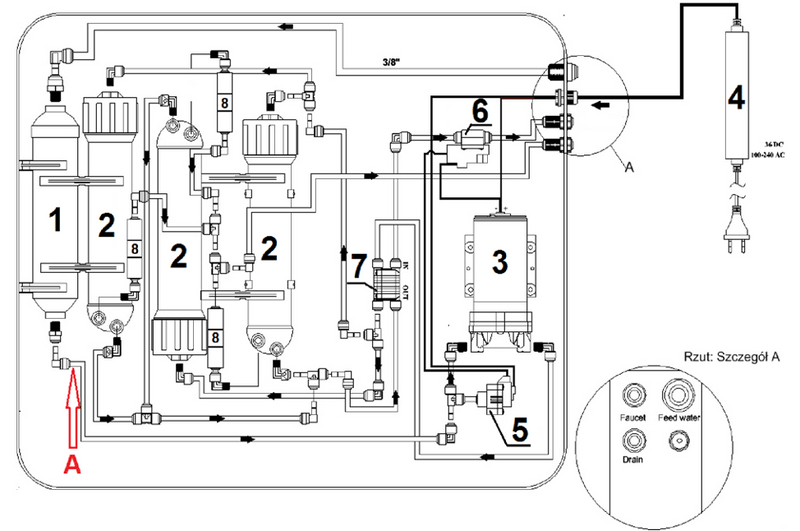Aqua Prime 7 Stage REDOX Reverse Osmosis System for Alkaline Water - Filter Flair