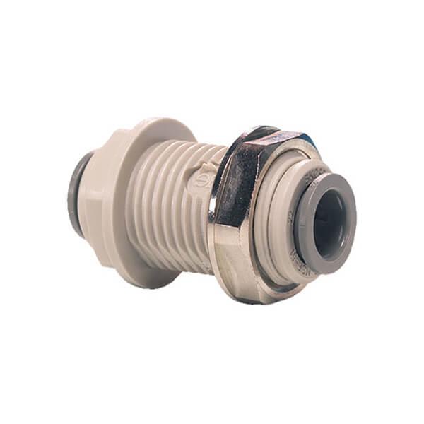 John Guest Bulkhead Connector - 1/2" Push Fit - Filter Flair