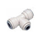 MCM Equal Tee Fitting - 1/4" Push Fit - Filter Flair