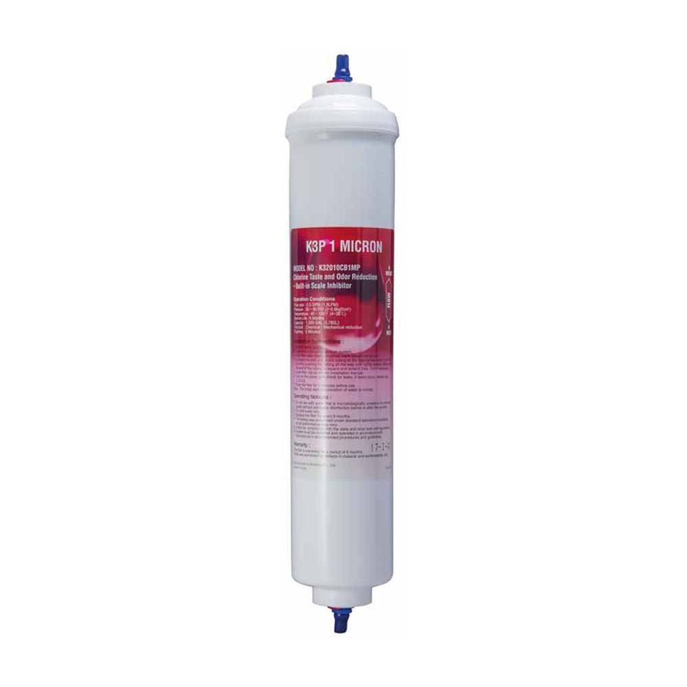 Block Microfilter Plugged In Microfilter K3P Inline Filter with Scale Inhibitor - 1/4