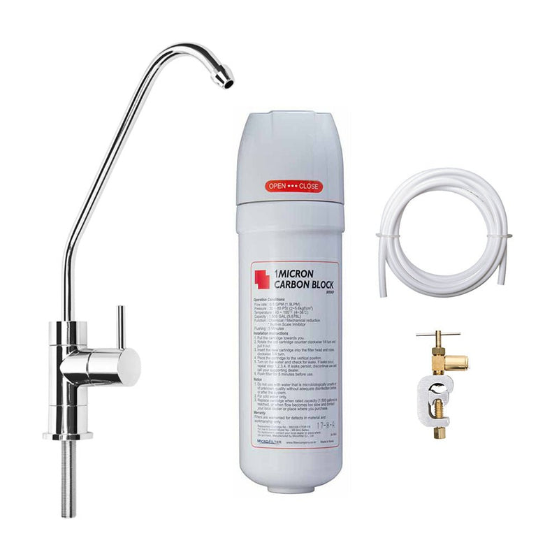 Microfilter M9MP 1 Micron Carbon Block Filter System - Filter Flair