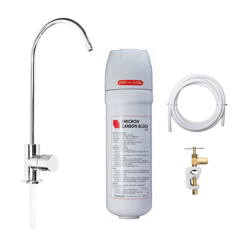 Microfilter M9MP 1 Micron Carbon Block Filter System - Filter Flair