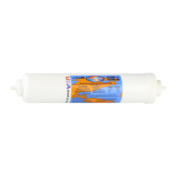 Omnipure K2586JJ GAC Inline Water Filter with Scale Inhibitor - Filter Flair