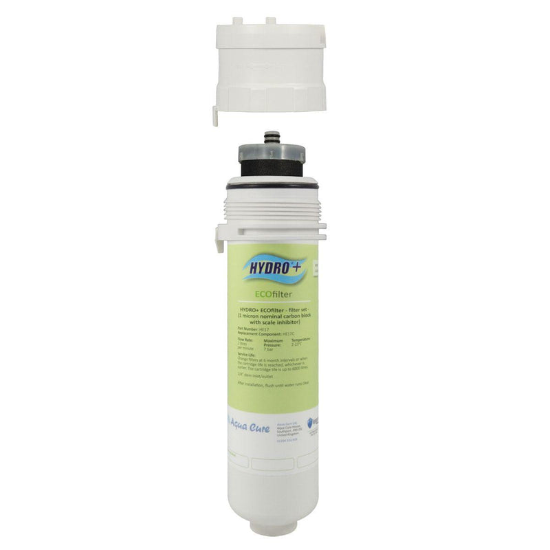 The Hydro+ Eco Water Filter System - 1 Micron Carbon Block with Scale Inhibitor - Filter Flair